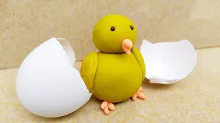 clay chick | play doh art