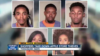 Shoppers help take down Apple store thieves