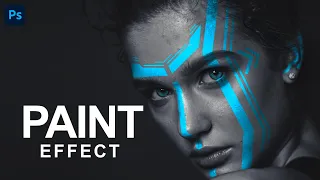 Creating Realistic PAINT EFFECT in Photoshop