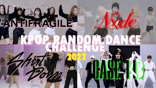 KPOP RANDOM DANCE CHALLENGE 2022 (mirrored)