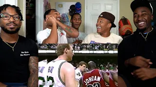 Michael Jordan vs Larry Bird Crazy Battle Highlights!