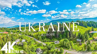 FLYING OVER UKRAINE (4K UHD) - Relaxing Music Along With Beautiful Nature Videos - 4K Video HD