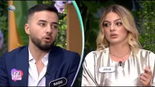 Casa Iubirii - Julia, mitraliata de Radu! “L-am ridicat in slavi in fata Cristinei cand nu merita!”