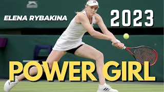 Elena Rybakina - Astonishing Points in 2023 | Power Girl (HD)