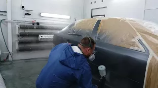 Skoda Octavia-Lakierowanie Ostatnie auto w starym warsztacie-Painting last car in this workshop