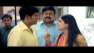 Puneeth Rajkumar Caught As Fake Officer by Gowri Comedy Scenes | Namma Basava Kannada Movie Part-05