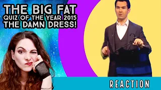 American Reacts - The BIG FAT QUIZ Of The Year - 2015 - Optical Illusion DRESS