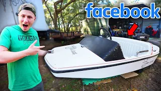 I Bought The WORLD'S SMALLEST BOAT From Facebook Marketplace!