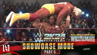 WWE 2K24 Showcase Mode Gameplay Part 5 - The Ultimate Challenge - The Ultimate Warrior vs Hulk Hogan