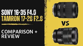 Lens Comparison: Tamron 17-28 (F2.8) vs. Sony 16-35 (F4)