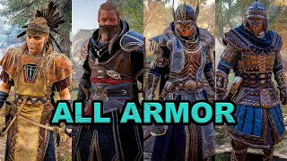 Assassin's Creed Valhalla - All Armor Sets Showcase (Male & Female Version)