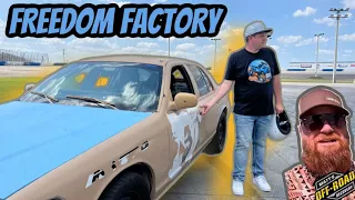 I Raced A Crown Vic At The Freedom Factory With My Friends!! @MattsOffRoadRecovery @trailmater