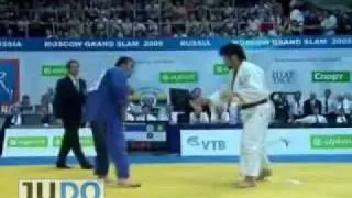 JUDO 2009 Grand Slam Moscow: Murat Gasiev (RUS) - Takashi Ono 小野 卓志 (JPN)
