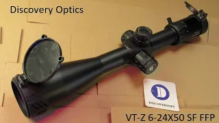 RifleScope DiscoveryOPT NEW VT-Z 6-24X50SF  FFP  PCP  Rifle Scope Discovery Optics LHD ED HD HS HT