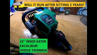 22"  Weed Eater Excalibur Hedge Trimmer Repair