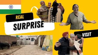 REAL SURPRISE VISIT TO INDIA from AUSTRALIA Jan 2024 🇮🇳…. JOINT FAMILY REACTIONS.. Punjabi Vlog