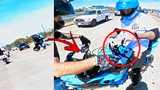 When HANDLEBARS Fall OFF - Epic Motorcycle Moments - Ep.#326