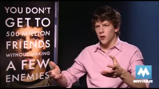 Jesse Eisenberg plays Mark Zuckerberg in THE SOCIAL NETWORK - Interview with Lex Luthor Actor