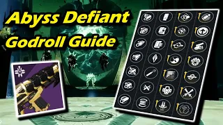 Abyss Defiant (Adept) Godroll Guide - Destiny 2