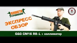 Обзор CM16 R8-L EBB с коллиматором от G&G