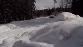 Audi 2.3 quattro snow rally ( Ervins Erglis)  (HD Video)