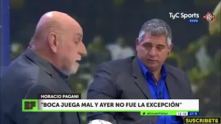 Estudio Futbol 2 Abril 2018 Pagani caliente con Edul El arbitraje de Beligoy fue desastroz