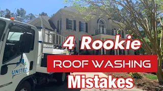 Rookie Roof Washing Mistakes