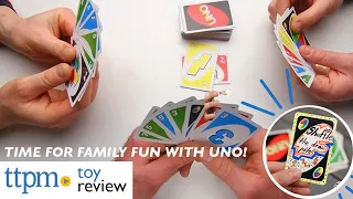 Have fun at home playing UNO with the whole family!