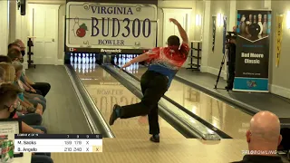 Can Brad Angelo Bowl 300 Game During PBA50 Bud Moore Classic Stepladder Finals?