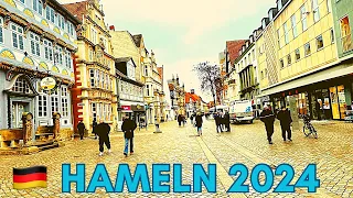 Hameln 2024, 4k Walking Germany 🇩🇪/Deutschland