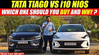 Tata Tiago vs Hyundai Grand i10 NIOS - Comfort, Drive & More Compared | Detailed Comparison