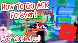 How to Go AFK For Over 20 Minutes on Roblox! (2024)