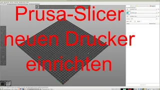 Prusa-Slicer - Создайте новый принтер с профилем