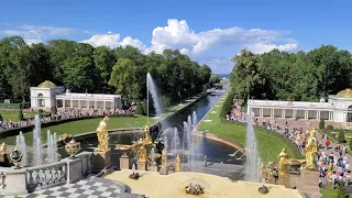 Walk around the Magnificent Peterhof, Second Day, St. Petersburg, 08/13/2021, HDQ quality, pt 6