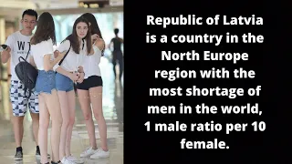 Shortage of men in Latvia