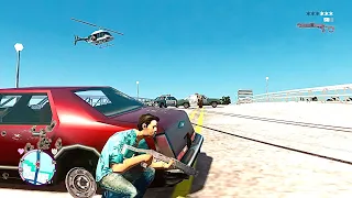 GTA 4 - Vice City Remastered POLICE SHOOTOUTS