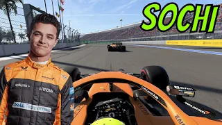 F1 2021 - 100% Grand Prix at Sochi, Russia with Lando Norris