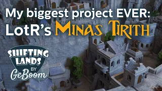 My Biggest Project EVER: LotR city Minas Tirith! | Lord of the Rings inspired medieval foam city