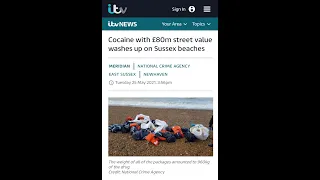 £80. Million cocaine washed up here, what would you do? #benhatchett #drugs