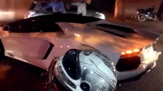 A D  aventador and huracan in bangalore