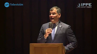 Conferencia "La Universidad Latinoamericana: Visión y Logros" por Rafael Correa