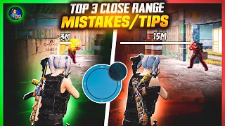 🔥Top 3 close range (mistakes/tips) that everyone should know | Tips for close range bgmi/pubg