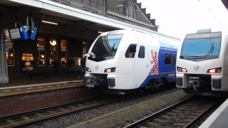 2 FLIRTS van Arriva halteren op Station Maastricht!