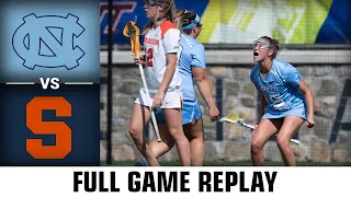 North Carolina vs. Syracuse Full Game Replay | 2023 ACC Women's Lacrosse Championship (Semifinals)