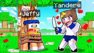 Jeffy Gets a YANDERE GIRLFRIEND in Minecraft!