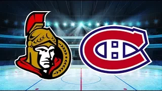Ottawa Senators vs Montreal Canadiens (1-2) All goals and Highlights!!