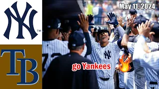 New York Yankees vs Tampa Bay Rays GAME HIGHLIGHTS May 11, 2024  | MLB Highlights | 2024 MLB Season