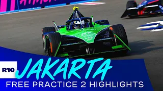 SPEEDS UP as familiar name tops FP2 | 2023 Gulavit Jakarta E-Prix