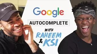 Raheem Sterling & KSI | Google Autocomplete | What have you been searching for!?