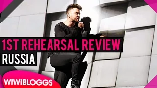 Russia First Rehearsal: Sergey Lazarev "You Are The Only One" @ Eurovision 2016 (Review)